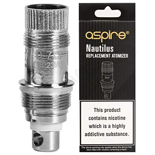 Genuine Aspire Nautilus Mini BVC Replacement Coil (0.7 / 1.6 / 1.8Ohm) (5 Pack)  
