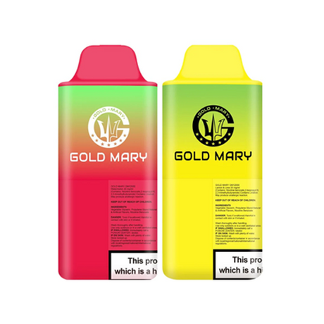 Gold Mary 12000 Puffs Disposable Vape | 2 in 1 Flavour Edition (Box of 5)  