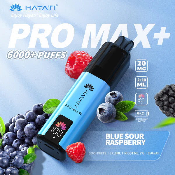 Hayati Pro Max Plus 6000 Puffs Disposable Vape (Box of 5)  