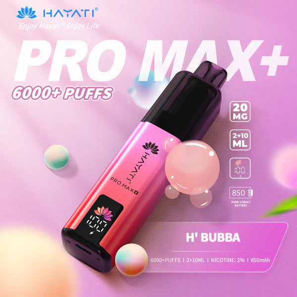 Hayati Pro Max Plus 6000 Puffs Disposable Vape (Box of 5)  