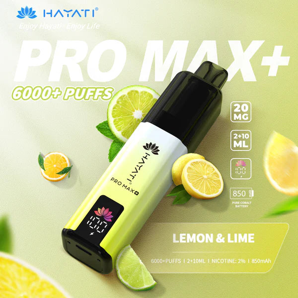 Hayati Pro Max Plus 6000 Puffs Disposable Vape (Box of 5)  