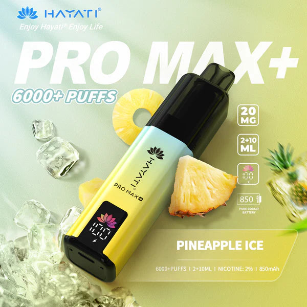 Hayati Pro Max Plus 6000 Puffs Disposable Vape (Box of 5)  