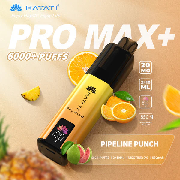 Hayati Pro Max Plus 6000 Puffs Disposable Vape (Box of 5)  