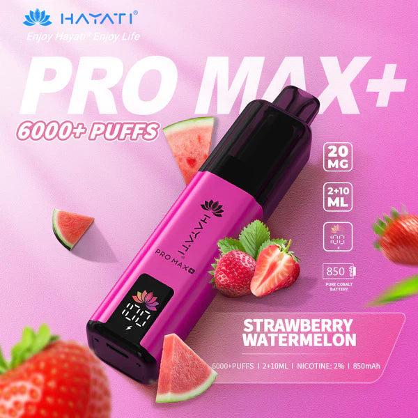 Hayati Pro Max Plus 6000 Puffs Disposable Vape (Box of 5)  