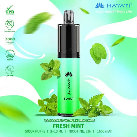 HAYATI TWIST 5000 DISPOSABLE VAPE  