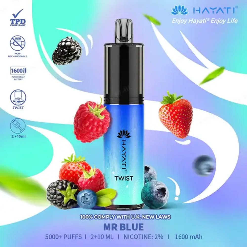 HAYATI TWIST 5000 DISPOSABLE VAPE