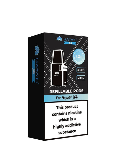 Hayati X4 Replacement Pods (Pack of 3)  