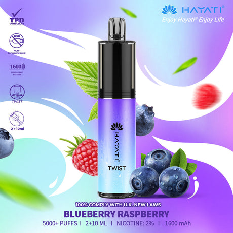 Hayati Twist 5000 Puffs Disposable Vape Pod Kit  