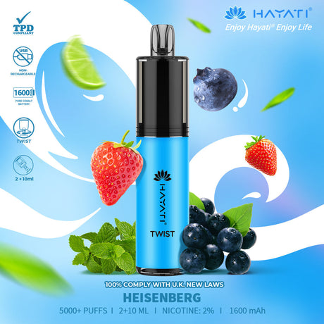 Hayati Twist 5000 Puffs Disposable Vape Pod Kit  