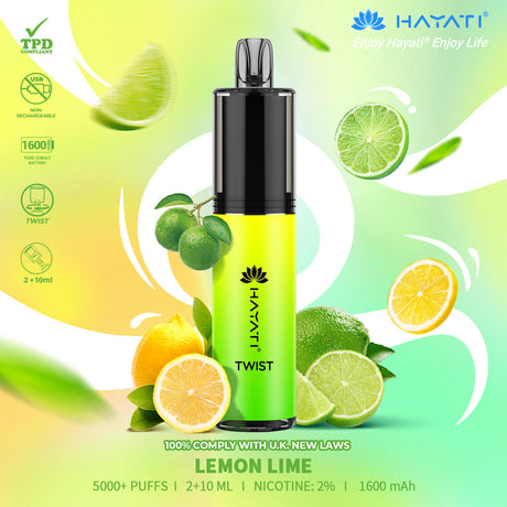 Hayati Twist 5000 Puffs Disposable Vape Pod Kit  