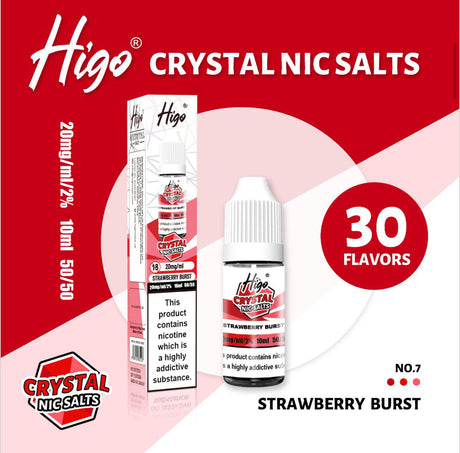Higo Crystal Nic Salts (Box of 10)  