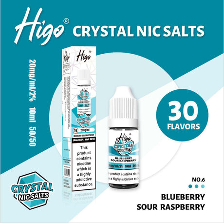 Higo Crystal Nic Salts (Box of 10)  