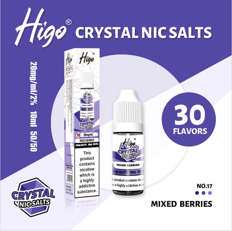 Higo Crystal Nic Salts (Box of 10)  