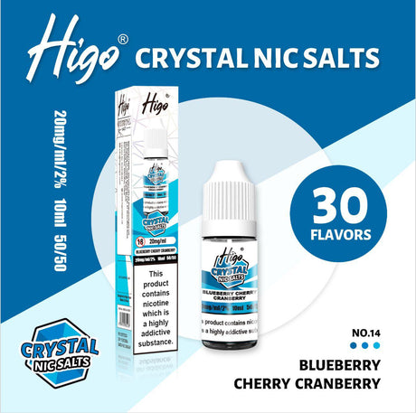 Higo Crystal Nic Salts (Box of 10)  