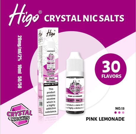 Higo Crystal Nic Salts (Box of 10)  