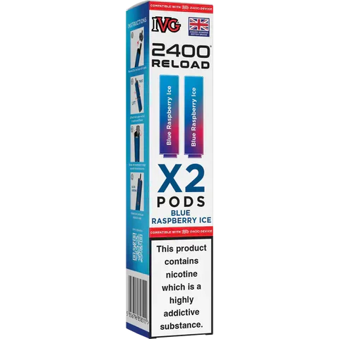 IVG 2400 Reload 2-in-1 Prefilled Pods | Pack of 5  