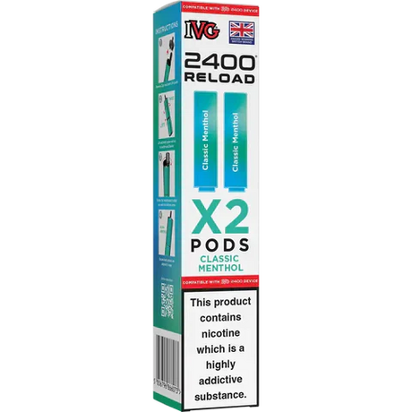 IVG 2400 Reload 2-in-1 Prefilled Pods | Pack of 5  