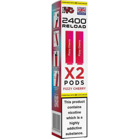 IVG 2400 Reload 2-in-1 Prefilled Pods | Pack of 5  