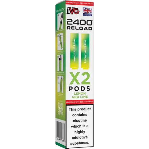 IVG 2400 Reload 2-in-1 Prefilled Pods | Pack of 5  