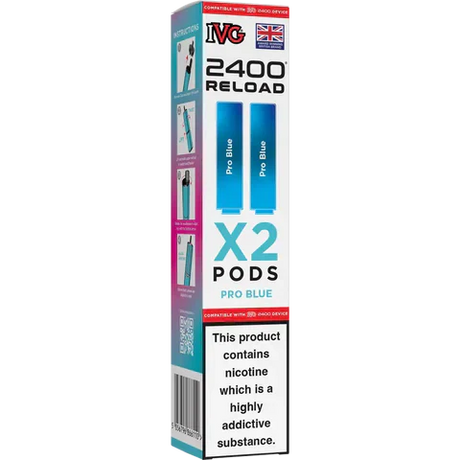 IVG 2400 Reload 2-in-1 Prefilled Pods | Pack of 5  