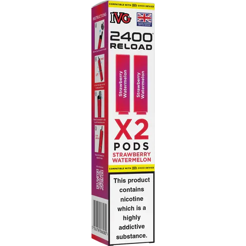 IVG 2400 Reload 2-in-1 Prefilled Pods | Pack of 5  