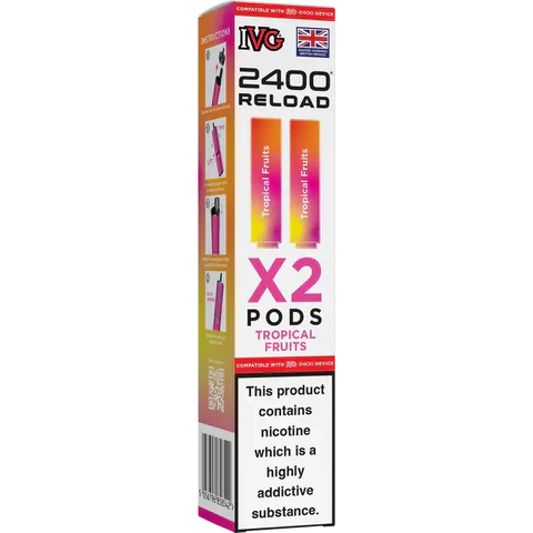 IVG 2400 Reload 2-in-1 Prefilled Pods | Pack of 5  