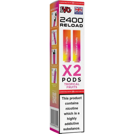 IVG 2400 Reload 2-in-1 Prefilled Pods | Pack of 5  