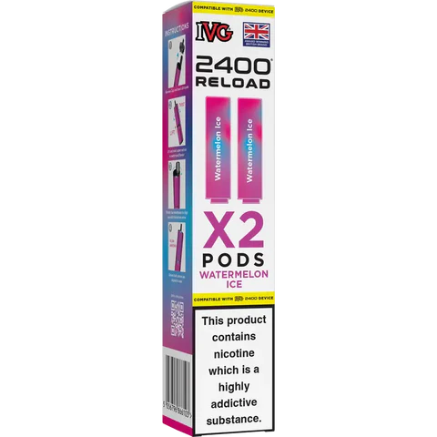 IVG 2400 Reload 2-in-1 Prefilled Pods | Pack of 5  
