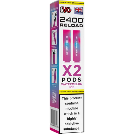 IVG 2400 Reload 2-in-1 Prefilled Pods | Pack of 5  