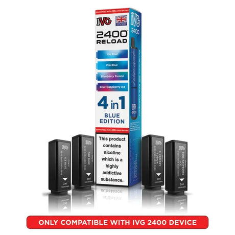 IVG 2400 Reload 4 in 1 Prefilled Pods | Pack of 5  