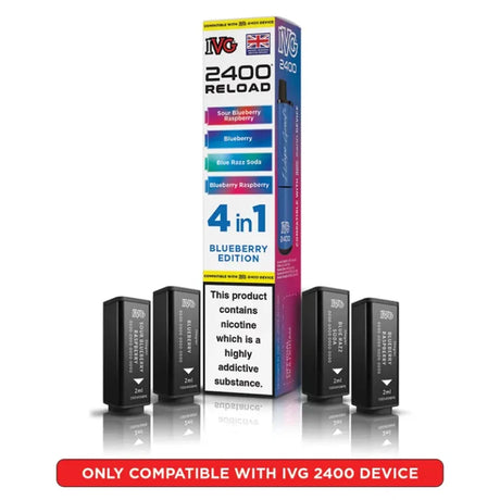 IVG 2400 Reload 4 in 1 Prefilled Pods | Pack of 5  