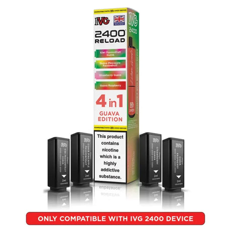 IVG 2400 Reload 4 in 1 Prefilled Pods | Pack of 5  