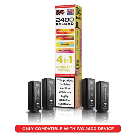 IVG 2400 Reload 4 in 1 Prefilled Pods | Pack of 5  