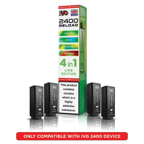 IVG 2400 Reload 4 in 1 Prefilled Pods | Pack of 5  