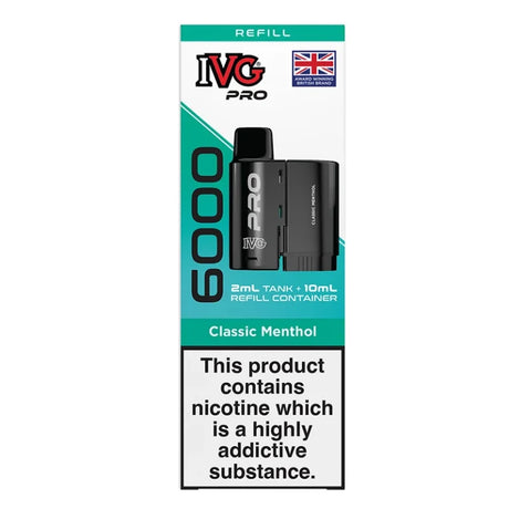 IVG Pro 12 Prefilled Pods and Refills  