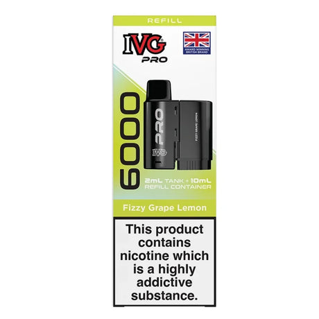 IVG Pro 12 Prefilled Pods and Refills  