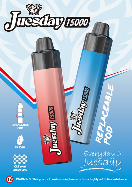 Juesday 15000 Puffs Disposable Pod  