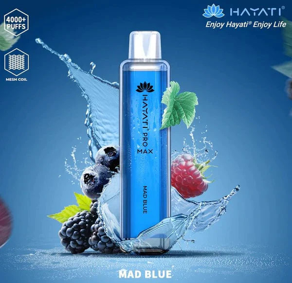 Hayati Pro Max 4000 Puffs | 50+ Flavours | 8.99£ Only  