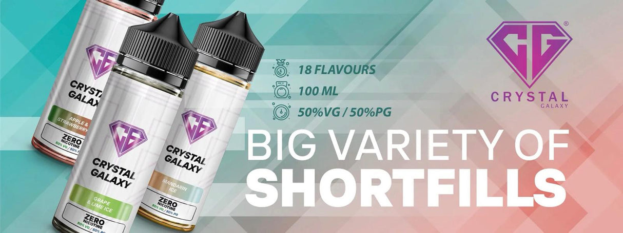 Crystal Galaxy e liquid 50/50 100ml  