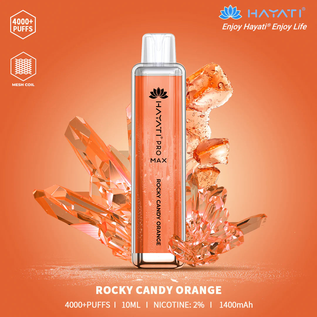 Hayati Pro Max 4000 Puffs | 50+ Flavours | 9.99£ Only