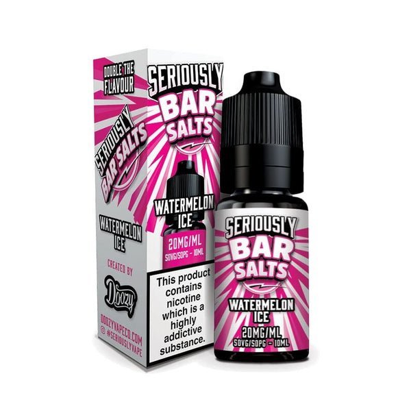 Seriously Bar Salt E-liquids Nic Salts-10ml- Box of 10  