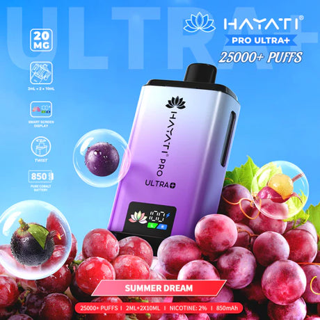 Hayati Pro Ultra Plus 25000 Prefilled Pod Kit  