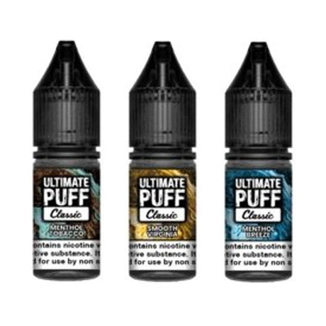 Ultimate Puff 50/50 Classic 10ML E-liquids Box of 10  