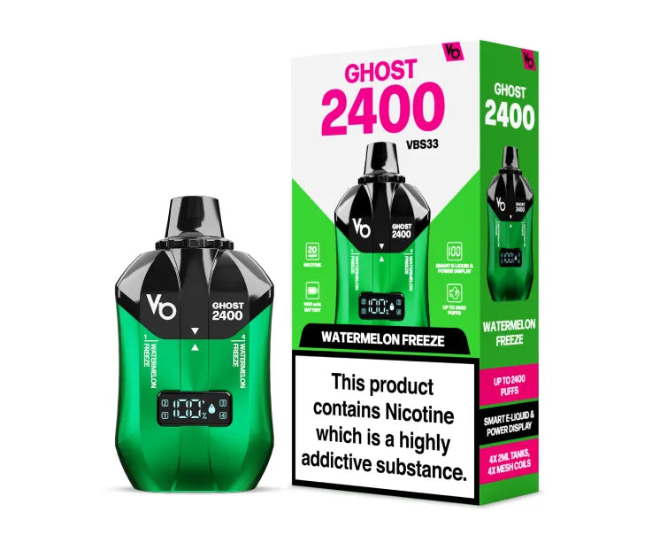 GHOST 2400 DISPOSABLE VAPE BY VAPES BARS