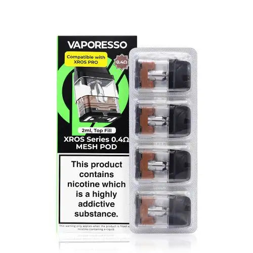 Vaporesso XROS Series Replacement Pods 4 Pack 2ml Vaporesso XROS Series Replacement Pods 4 Pack 2ml