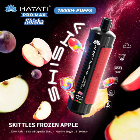 Hayati Pro Max Shisha 15000+ Puffs Disposable Vape  