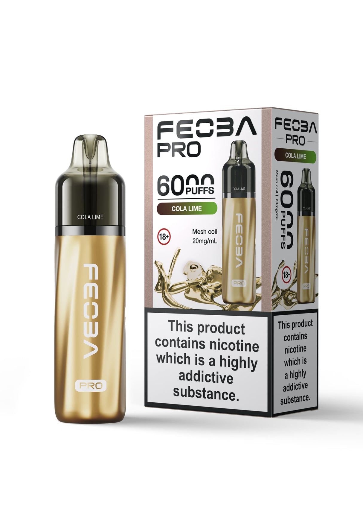 Feoba Pro 6000 Puffs (Box of 5)  