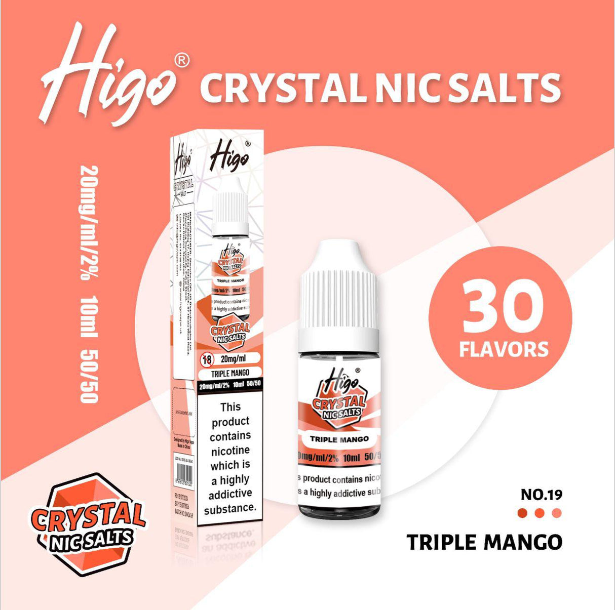 Higo Crystal Nic Salts  