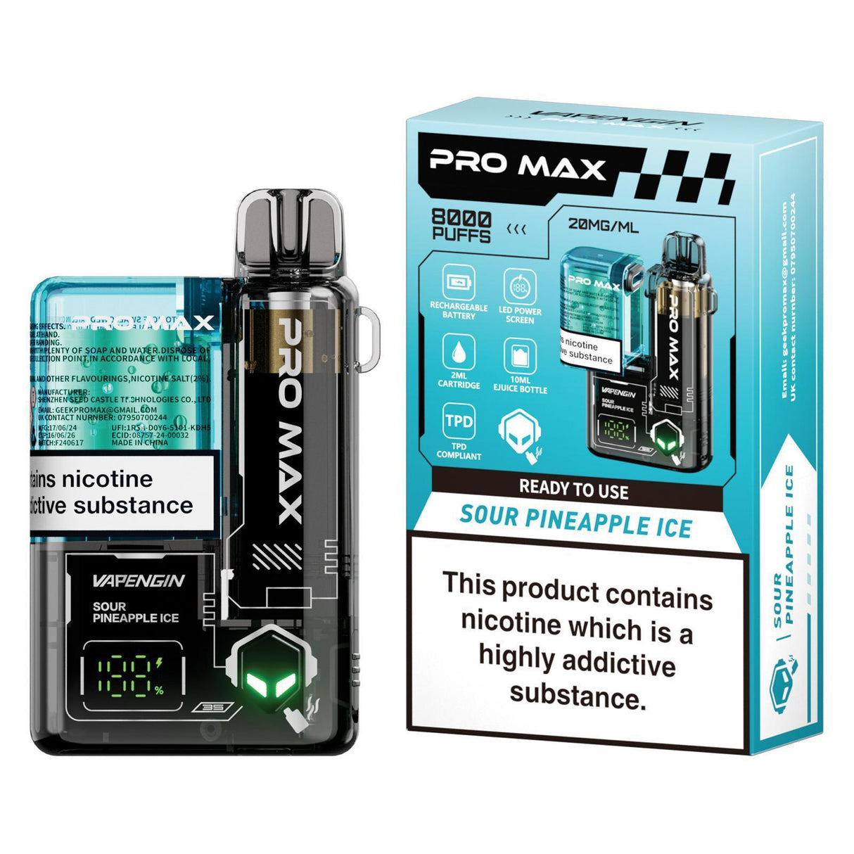 Vapengin Pro Max 8000 Disposable Pods  