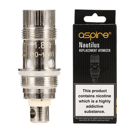 Genuine Aspire Nautilus Mini BVC Replacement Coil (0.7 / 1.6 / 1.8Ohm) (5 Pack)